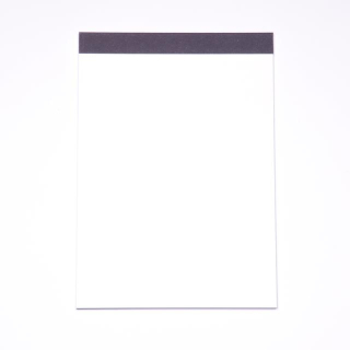 Schreibblock mit schokobraunfarbenem Deckblatt - DIN A4