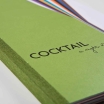 Fedrigoni Cocktail, Papierkollektion, Eleganz, Vielseitigkeit, Printprodukte, Qualität, Kreativität, Musterbuch, Druckbeispiele