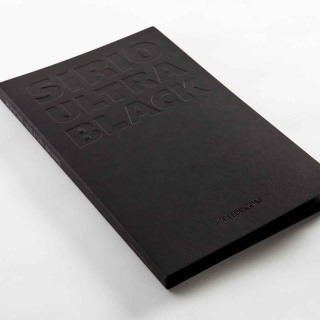 Sirio Ultra Black, Papier, Druck, Fedrigoni, Papierkollektion, Drucktechnik, Musterbuch, Druckbeispiele