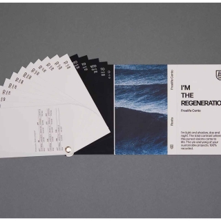 Fedrigoni, Life Eco 100, umweltfreundliches Papier, 100 % recycelte Fasern, FSC-zertifiziert, Druckqualität, Verarbeitung, nachhaltig, Musterbuch, Druckbeispiele